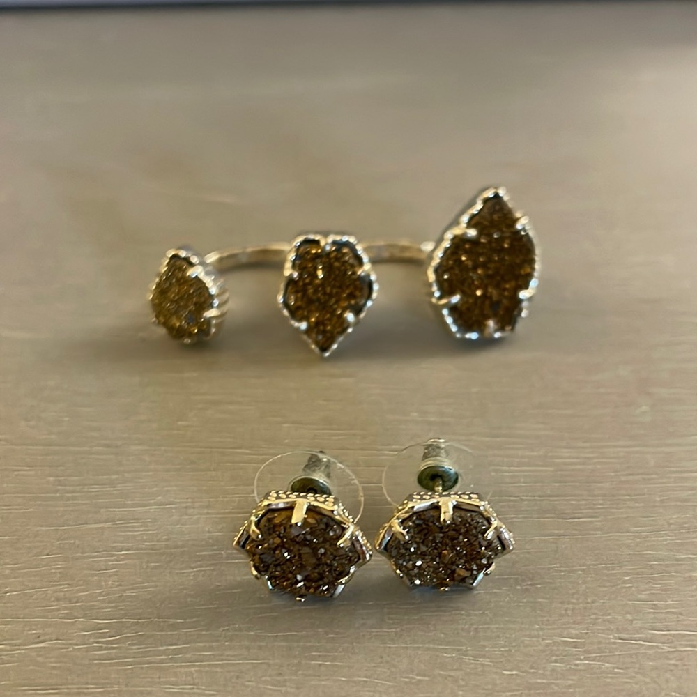 Kendra Scott druzy set